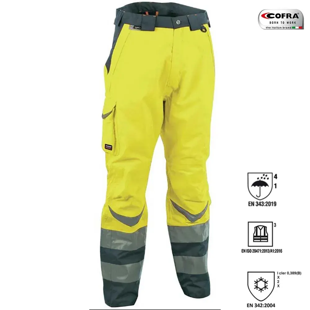 Pantaloni de protectie standard inalta vizibilitate Safe, Cofra, art.31B4 (V025) - imagine 2