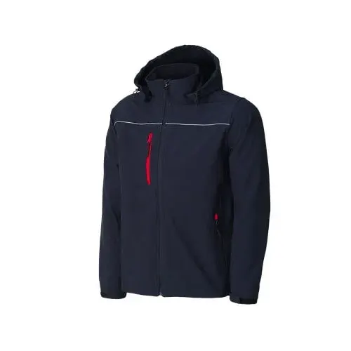 Jachetă de protectie riscuri minime Atletico, din poliester, Renania, culoarea bleumarin