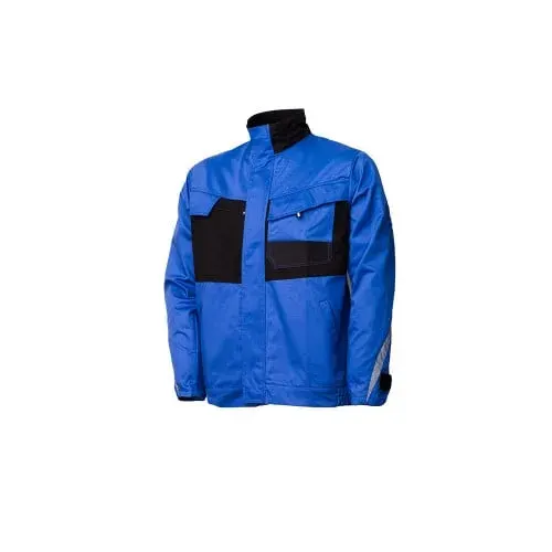 Jachetă de protectie riscuri minime Colorado, din bumbac, Renania, culoarea albastru