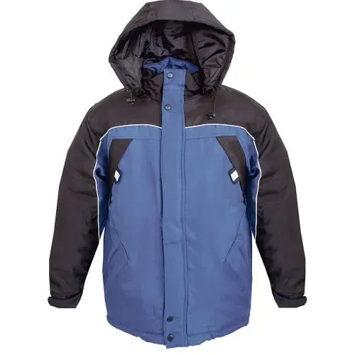 Scurtă DE LUCRU IARNA, PROTECTIE RISCURI MINIME, ARHUS, din poliester, Renania, culoarea bleumarin inchis