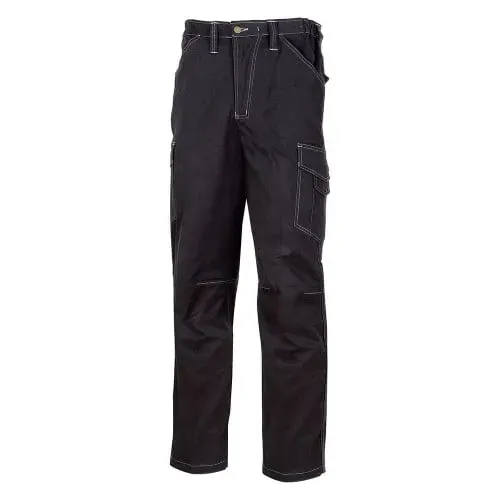 Pantaloni de protectie standard riscuri minime New William, din bumbac și spandex, Renania, culoarea negru