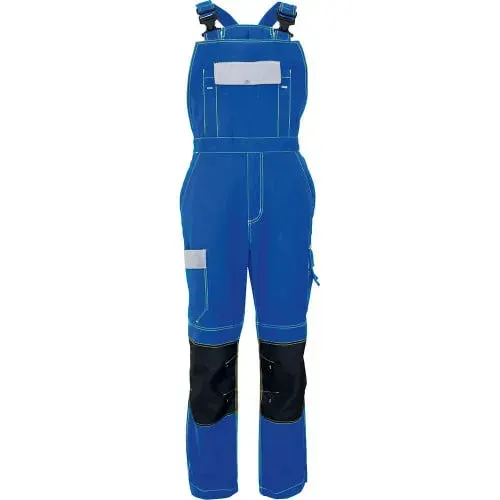 Pantaloni de protectie riscuri minime Solomon, din bumbac, Renania, culoarea albastru
