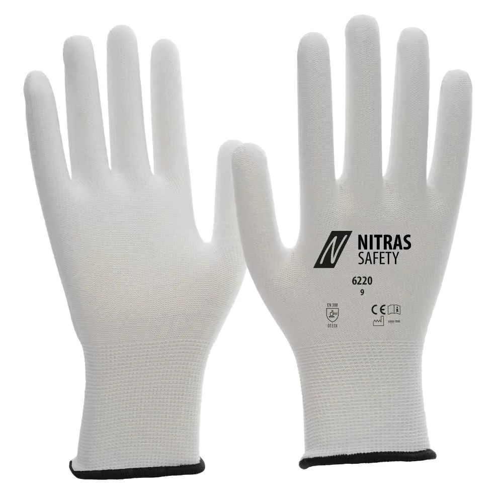 Manusi protectie mecanica Nylon, categoria II, cod 3C32 (C030-1045) , set 12 perechi - imagine 1
