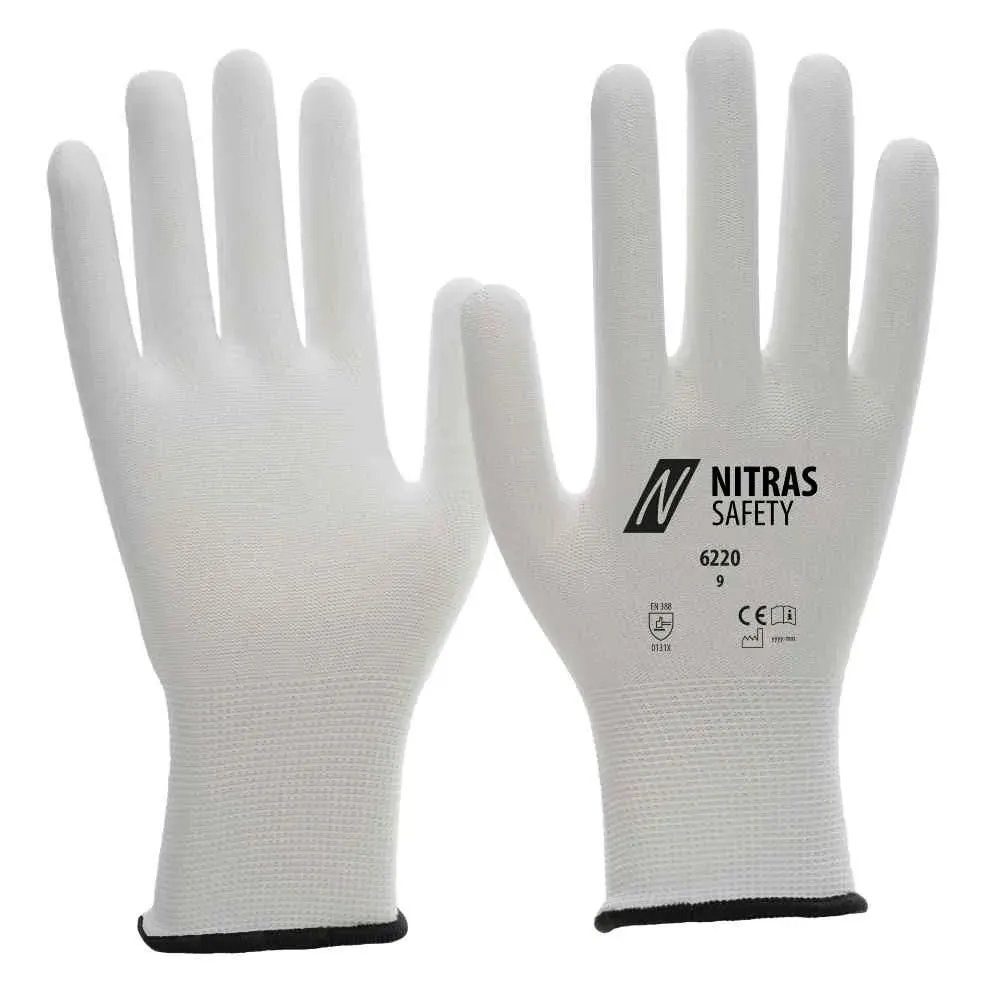 Manusi protectie mecanica Nylon, categoria II, cod 3C32 (C030-1045) , set 12 perechi - imagine 1