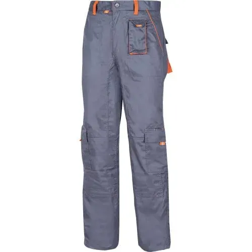 Pantaloni de protectie standard riscuri minime Samoa, din bumbac și poliester, Renania, culoarea gri
