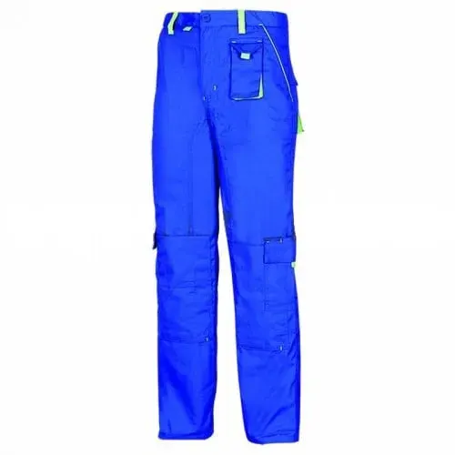 Pantaloni standard protectie riscuri minime Tonga, din bumbac și poliester, Renania, culoarea albastru