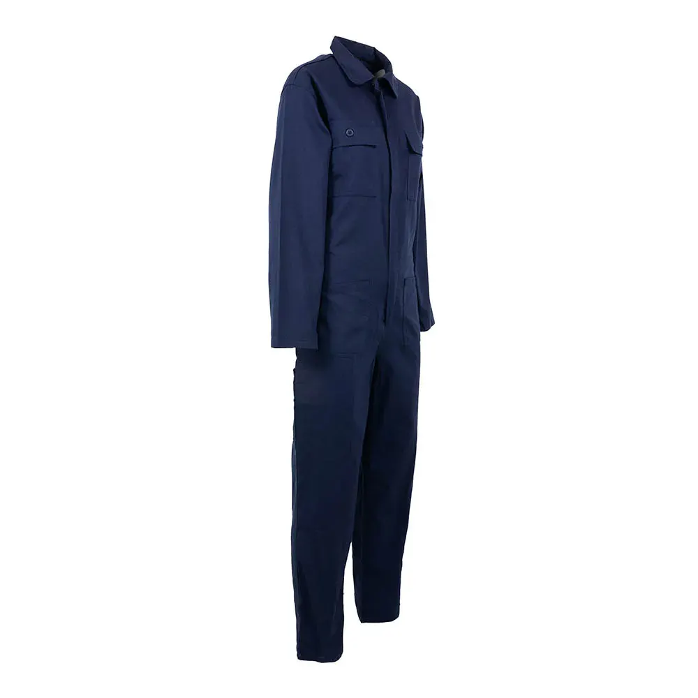 Combinezon protectie riscuri minime Jack, din bumbac, culoarea bleumarin
