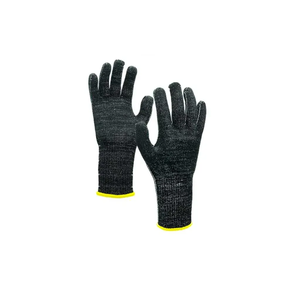 Mănuși de protecție anti-tăiere cu palma din piele, Renania GKK622, culoarea negru