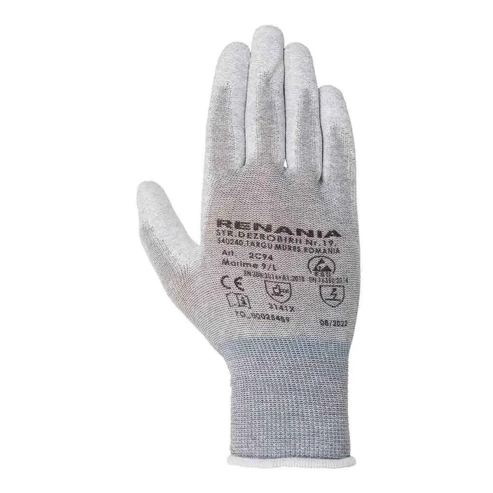 Manusi de protectie mecanica Safetouch ESD-Palm categoria II, Renania, art.4C70 (3C30-2c94) - imagine 2