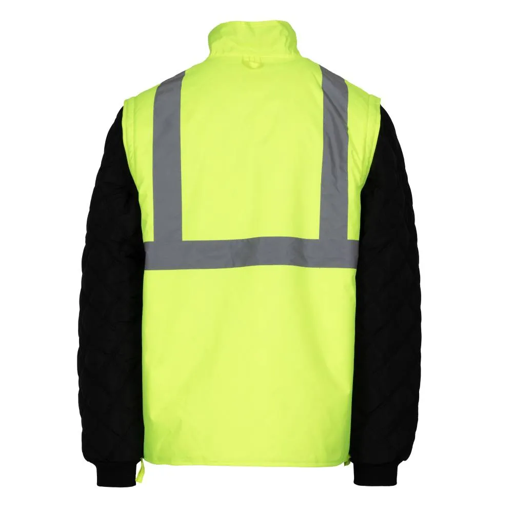 JACHETA PROTECTIE INALTA VIZIBILITATE 4 IN 1 SWEDEN NEXT HI-VIS, RENANIA, ART.535B - imagine 10