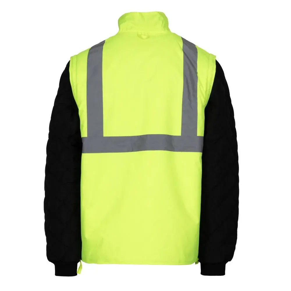 JACHETA PROTECTIE INALTA VIZIBILITATE 4 IN 1 SWEDEN NEXT HI-VIS, RENANIA, ART.535B - imagine 10