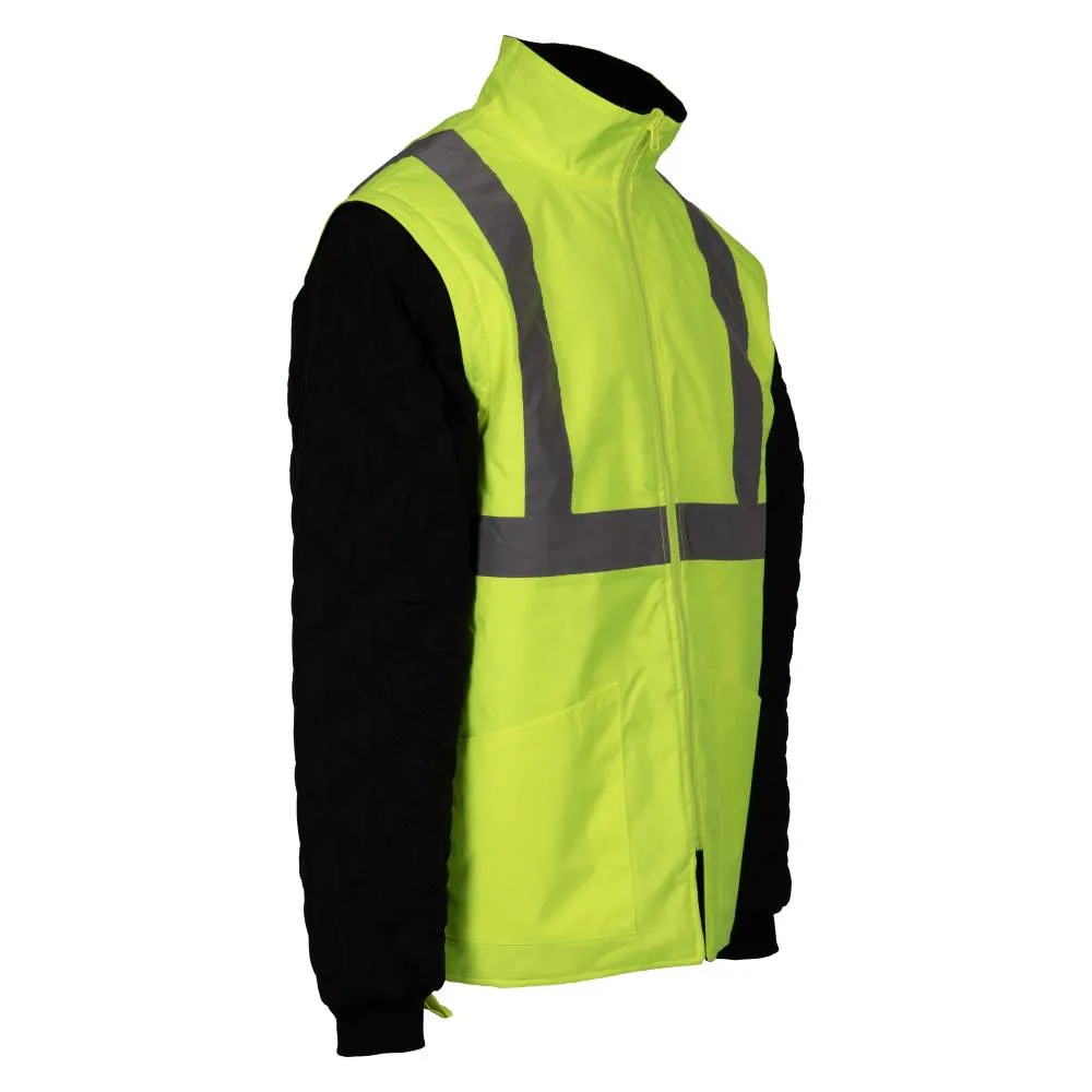 JACHETA PROTECTIE INALTA VIZIBILITATE 4 IN 1 SWEDEN NEXT HI-VIS, RENANIA, ART.535B - imagine 8