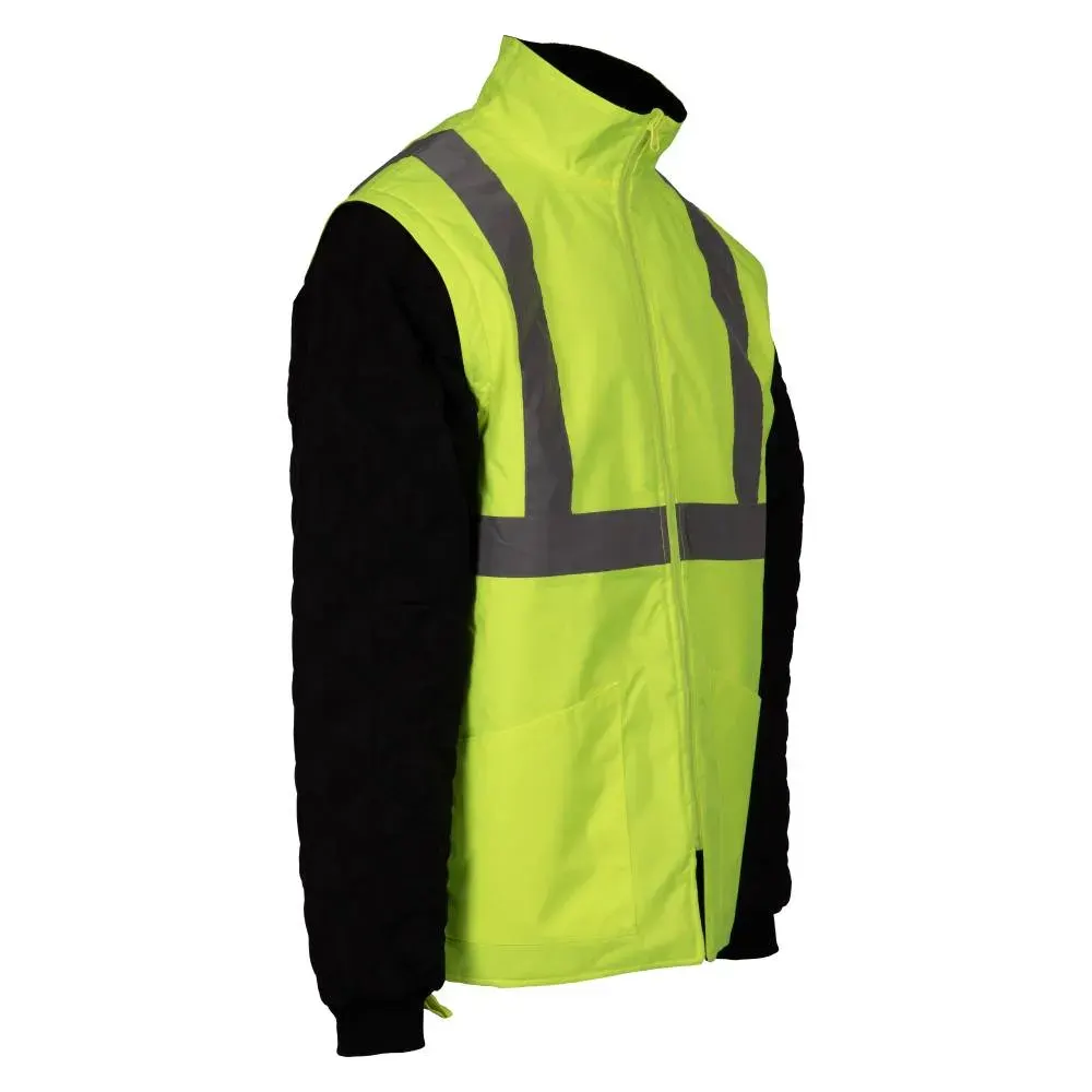JACHETA PROTECTIE INALTA VIZIBILITATE 4 IN 1 SWEDEN NEXT HI-VIS, RENANIA, ART.535B - imagine 8