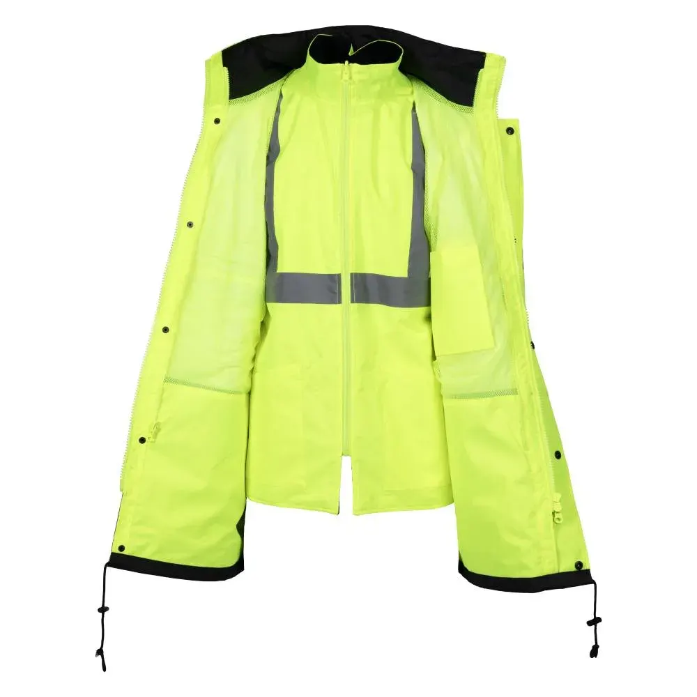 JACHETA PROTECTIE INALTA VIZIBILITATE 4 IN 1 SWEDEN NEXT HI-VIS, RENANIA, ART.535B - imagine 7