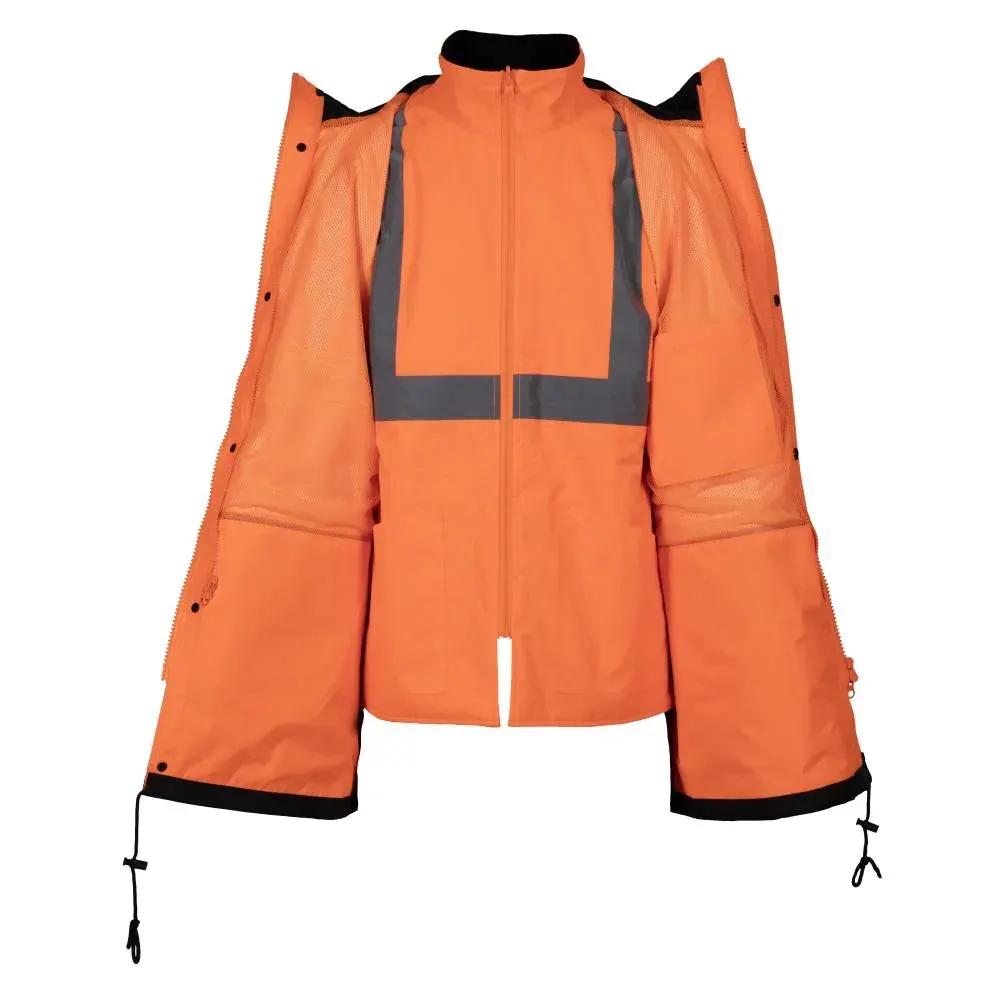 JACHETA PROTECTIE INALTA VIZIBILITATE 4 IN 1 FINLAND NEXT HI-VIS, RENANIA, ART.536B - imagine 8