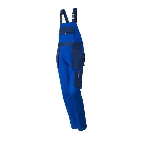 Pantaloni de protectie riscuri minime pentru femei Vulcano, din bumbac și poliester, Renania, culoarea albastru