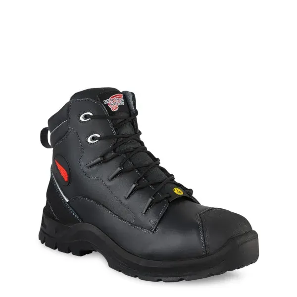 Bocanci de protecție cu bombeu compozit și lamelă din Kevlar, Renania 3205, ESD FO HRO S3 SRC, culoarea negru