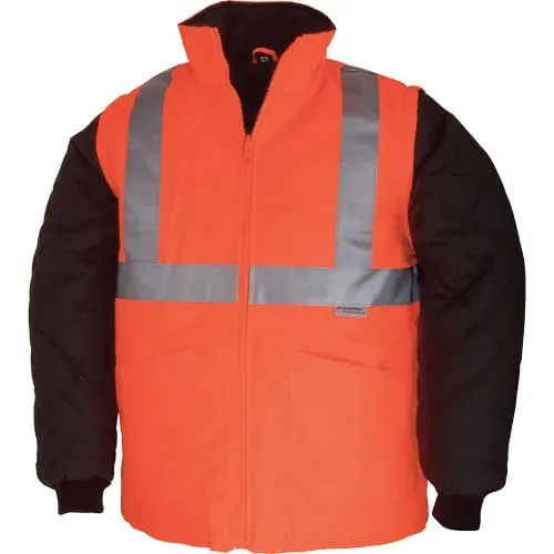 Scurtă de protectie INALTA VIZIBILITATE 3 IN 1 FINLAND PROFESSIONAL, din bumbac și poliester, 220g/mp, Renania, culoarea portocaliu