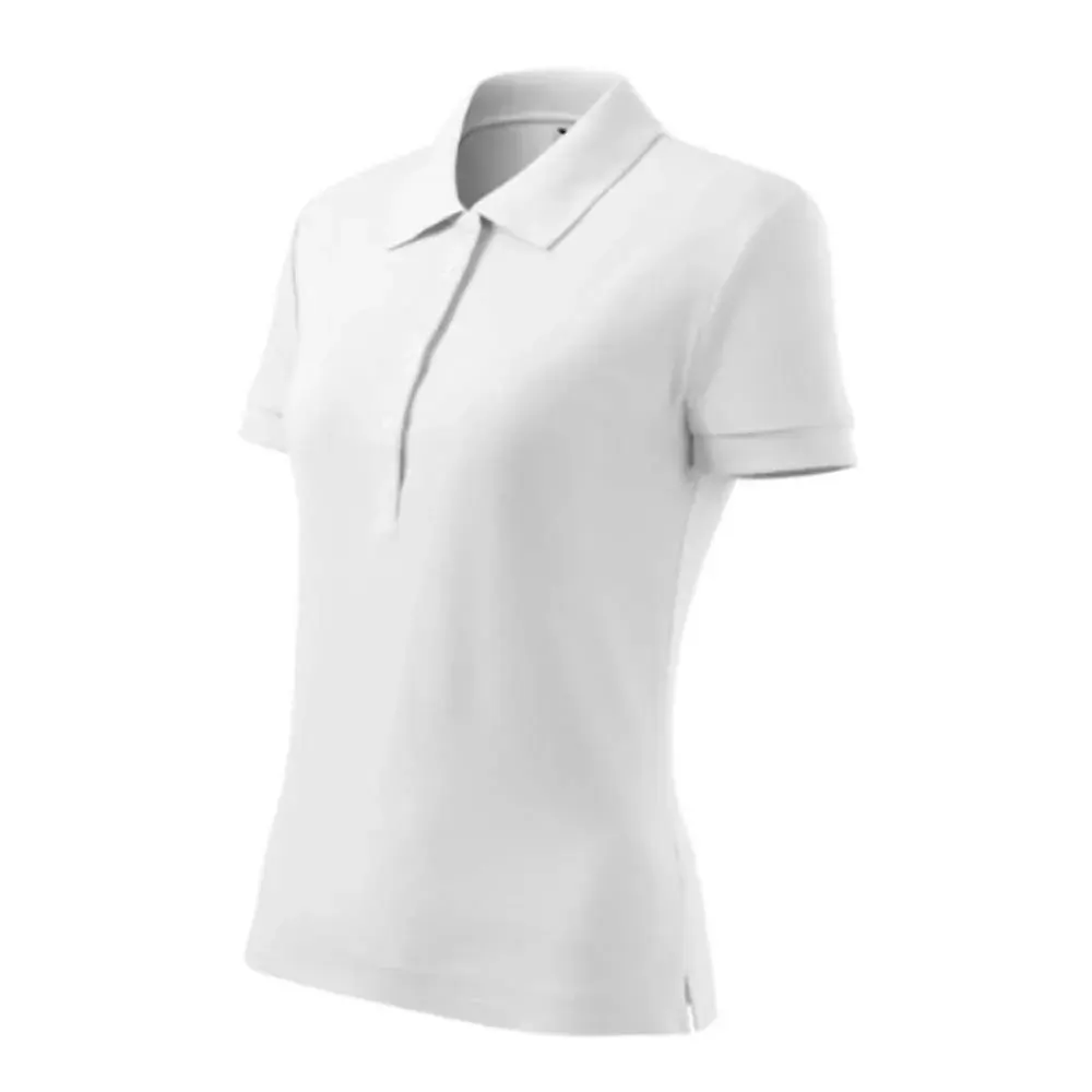 Tricou polo pentru femei Cotton Heavy, din bumbac, Renania, culoarea galben fluorescent