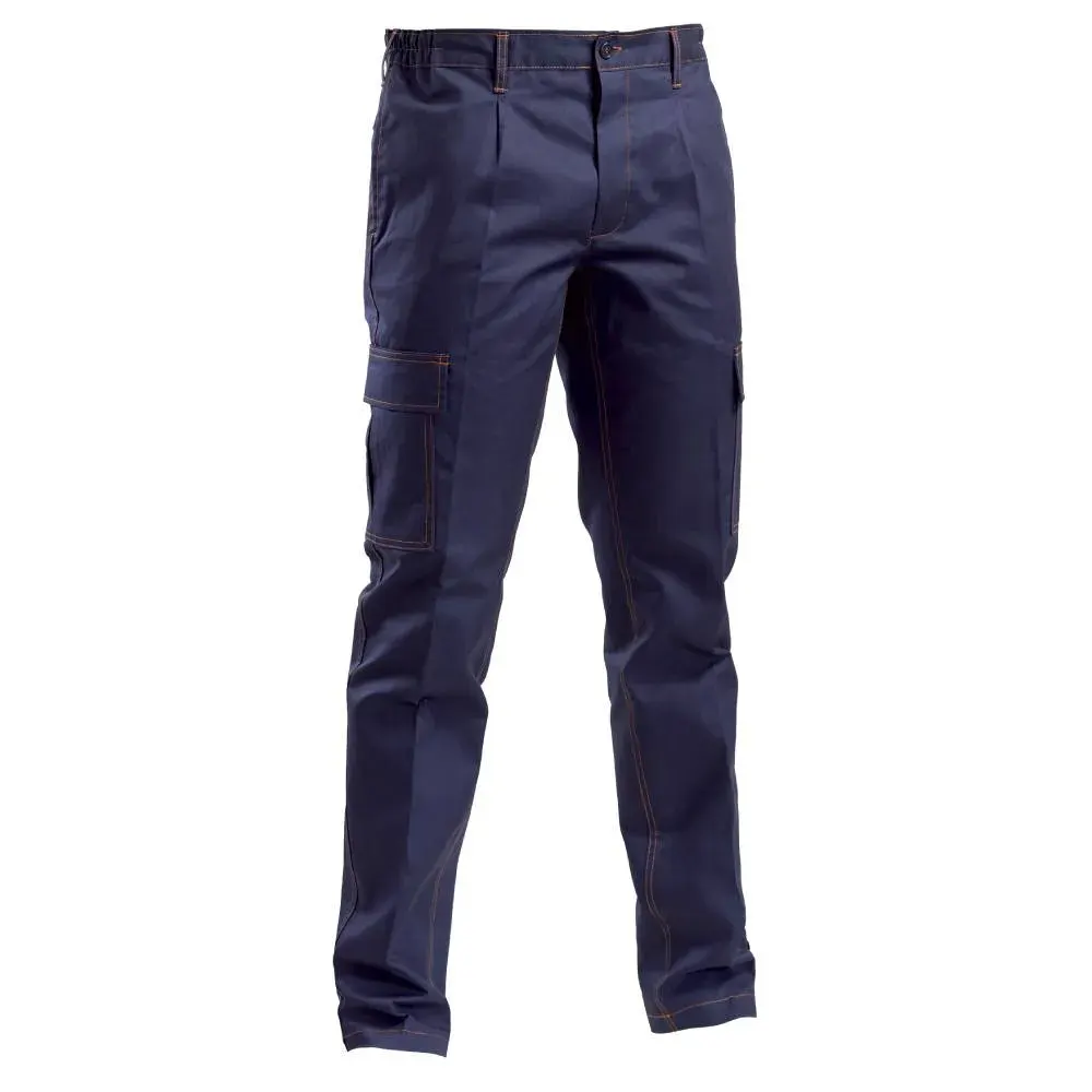 Pantaloni STANDARD PROTECTIE SUDURA, din bumbac, Renania FLAME, culoarea bleumarin