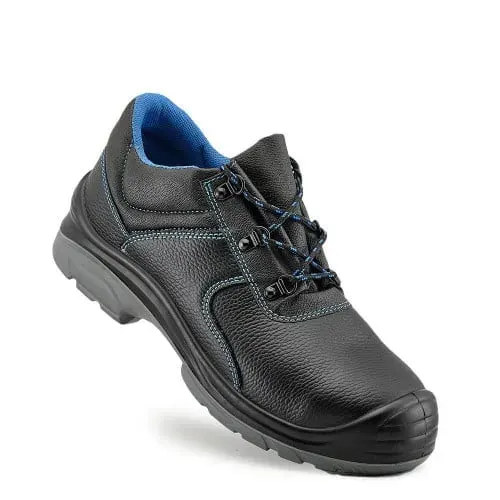 Pantofi de protecție cu bombeu metalic și lamelă metalică, Renania Vegas, CI FO S3 SRC, culoarea negru