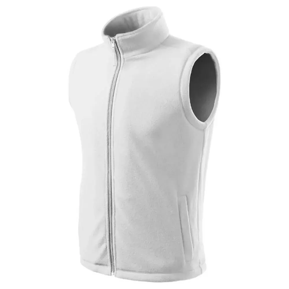 Vestă vatuita FLEECE, din poliester, Renania NEXT, culoarea gri metalic