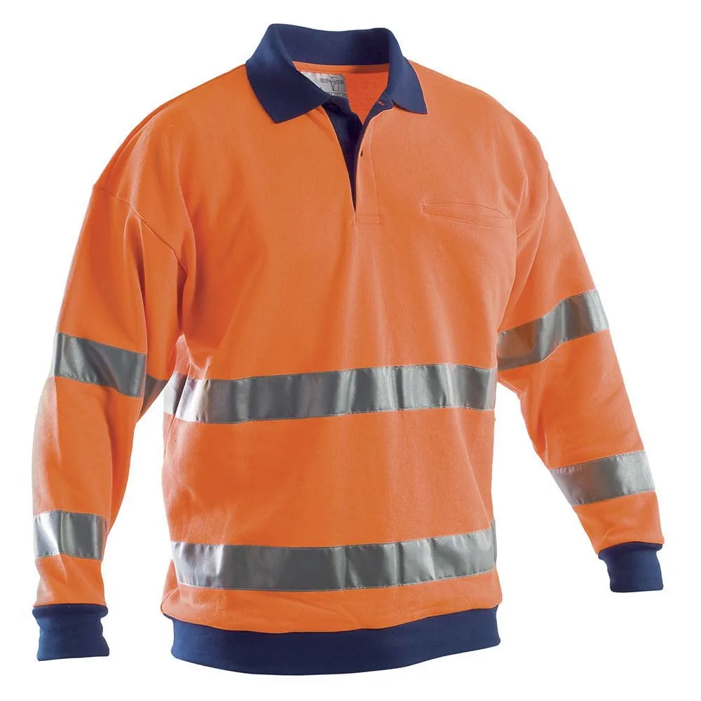 Bluza polo Fleece Maneca Lunga Si Benzi Refl, art.7B40 (AVX17206)