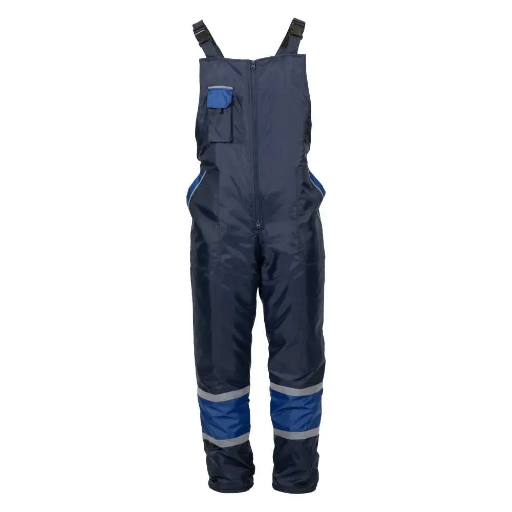 Pantaloni DE PROTECTIE RISCURI MINIME IARNA ANDURA WINTER BLUE, din poliester, căptușit, Renania, culoarea bleumarin