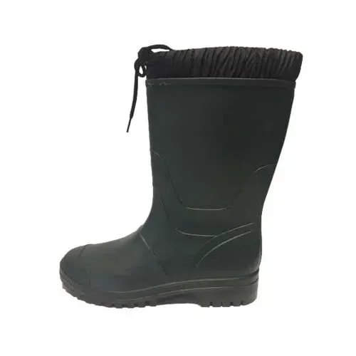 Cizme de lucru fără bombeu, impermeabile, îmblănite, Renania New Polar, OB, SRA, culoarea verde
