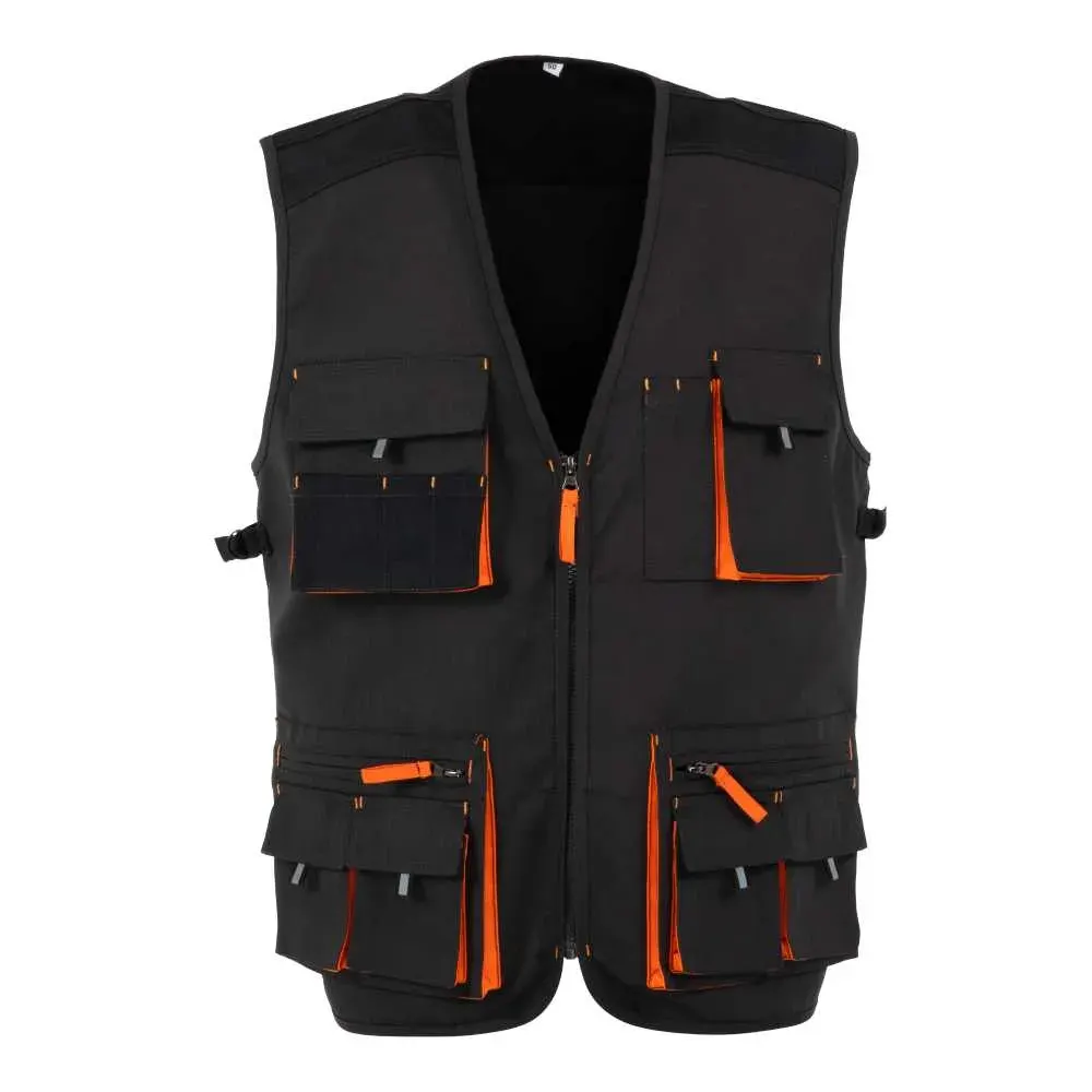 Vestă protectie riscuri minime Richard Next, din bumbac și poliester, 270g/mp, Renania, culoarea antracit