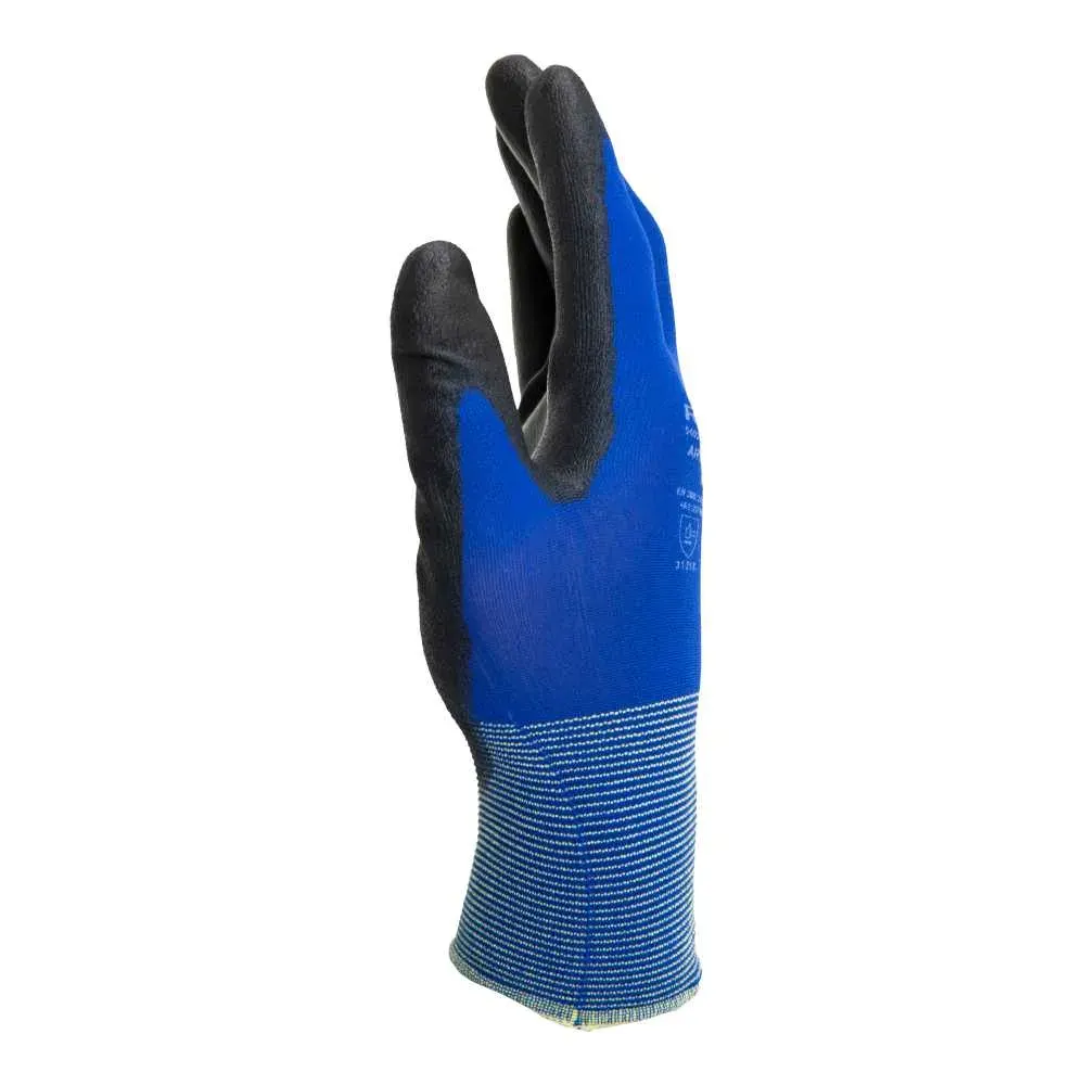 Manusi protectie mecanica New Blue Lite categoria II, Renania, art.9C65 - imagine 2