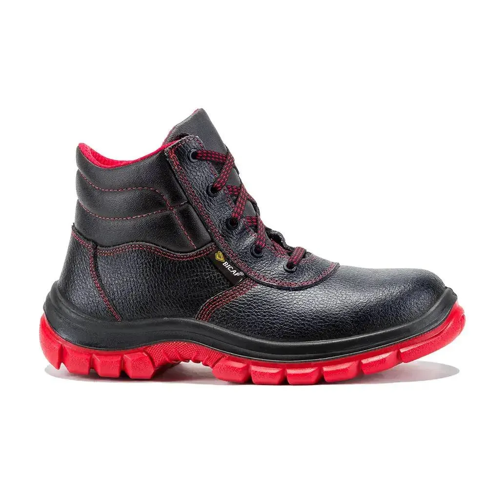 Bocanci de protecție cu bombeu compozit, Bicap New Maranello, FO S2 SRC, culoarea negru
