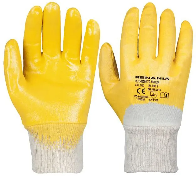 Manusi de protectie mecanica Yellow categoria II, Renania, art.C169 (1453)