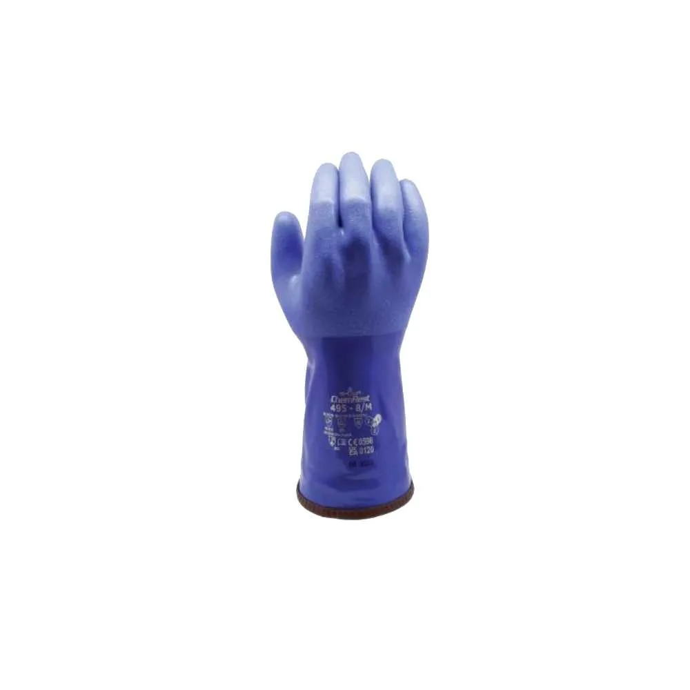 Manusi de protectie chimica Cold&Oil Resistant categoria III, Showa, art.C476 (495)