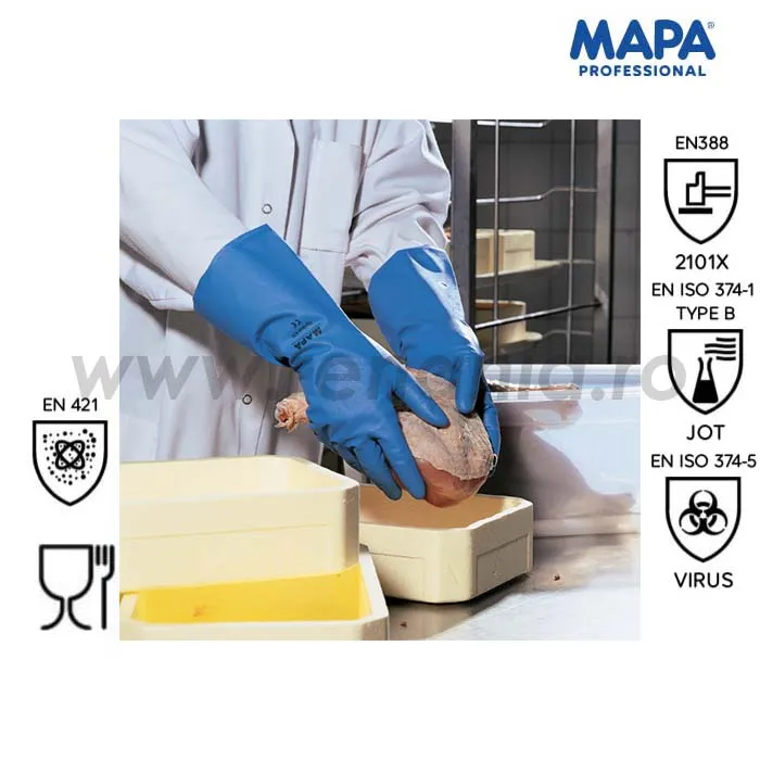 Manusi de protectie chimica Optinit categoria III, art.C825 - imagine 5