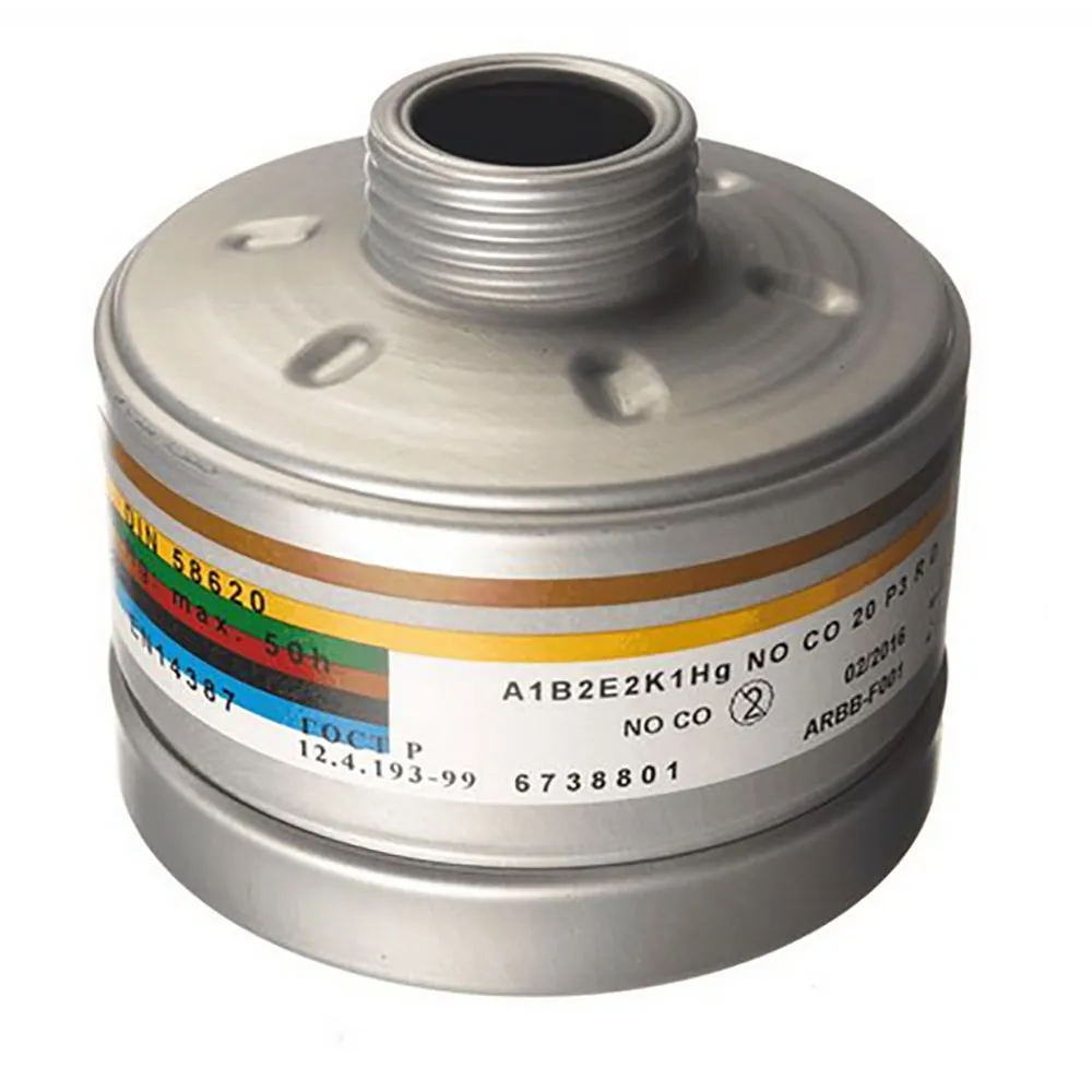 FILTRU DE PROTECTIE RESPIRATORIE COMBINAT DE TIP 1140 A1B2E2K1HG NO CO 20 P3 R DRAGER, art.D773 (6738801)
