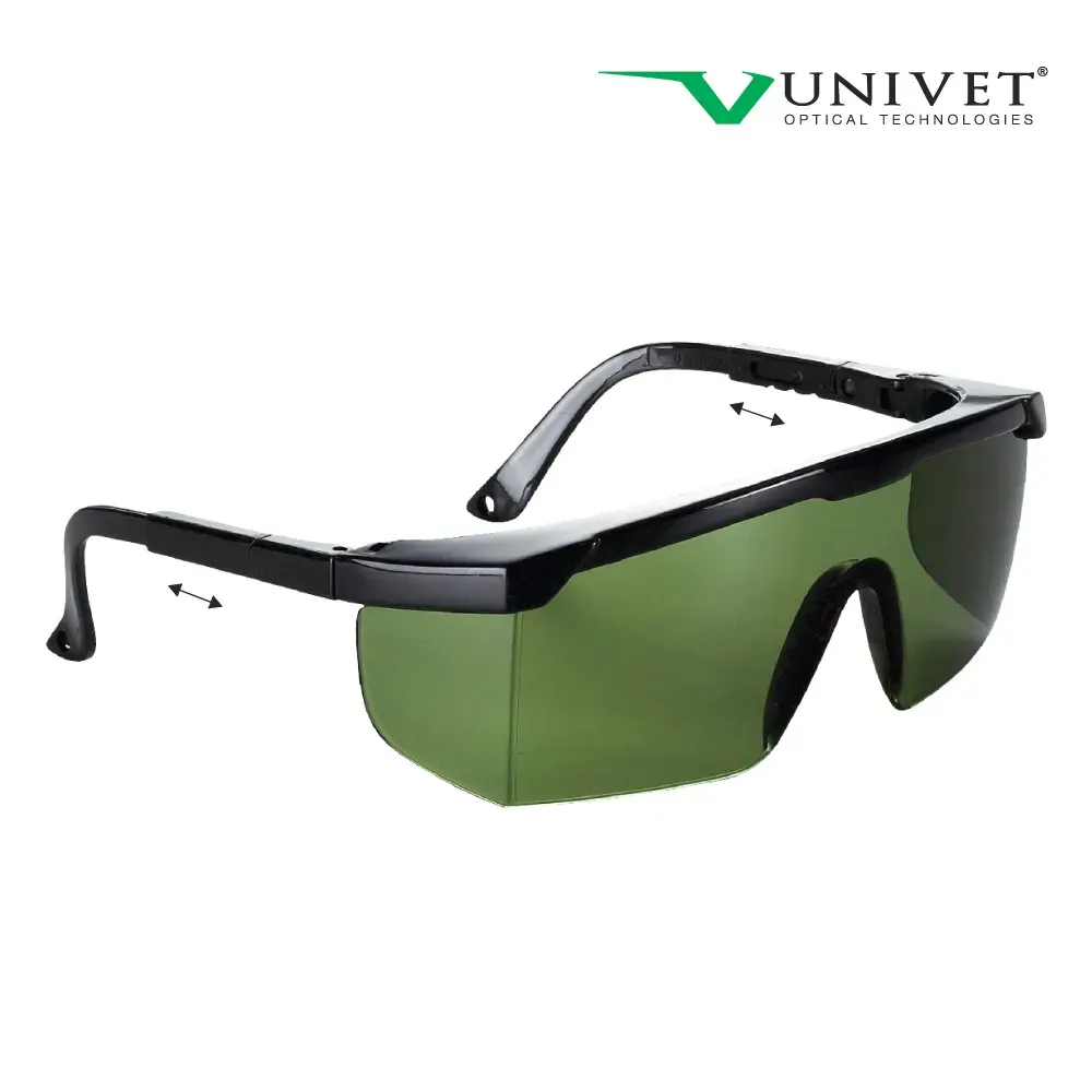 Ochelari de sudura cu lentila verde IR 5 New Line, Univet, art.D975 (8152) (8152) - imagine 1