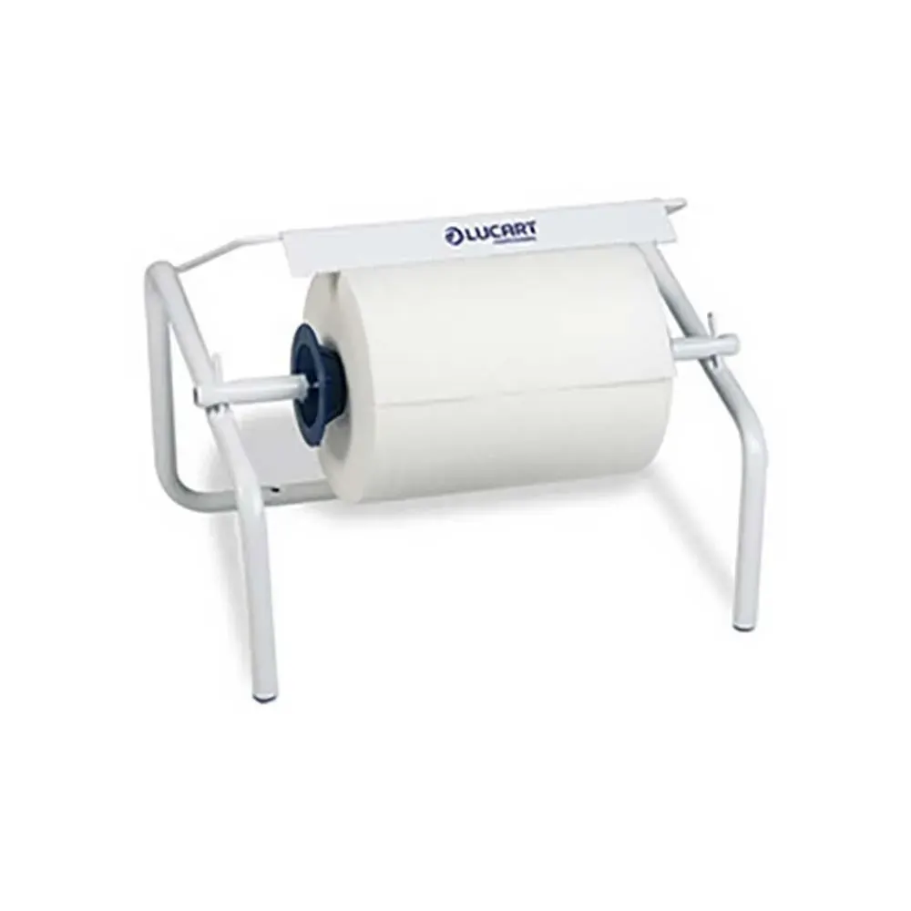 Dispenser profesional metalic pentru lavete industriale rola cu montare pe perete / masa Lucart, art.F328 (892002) (892002) - imagine 1
