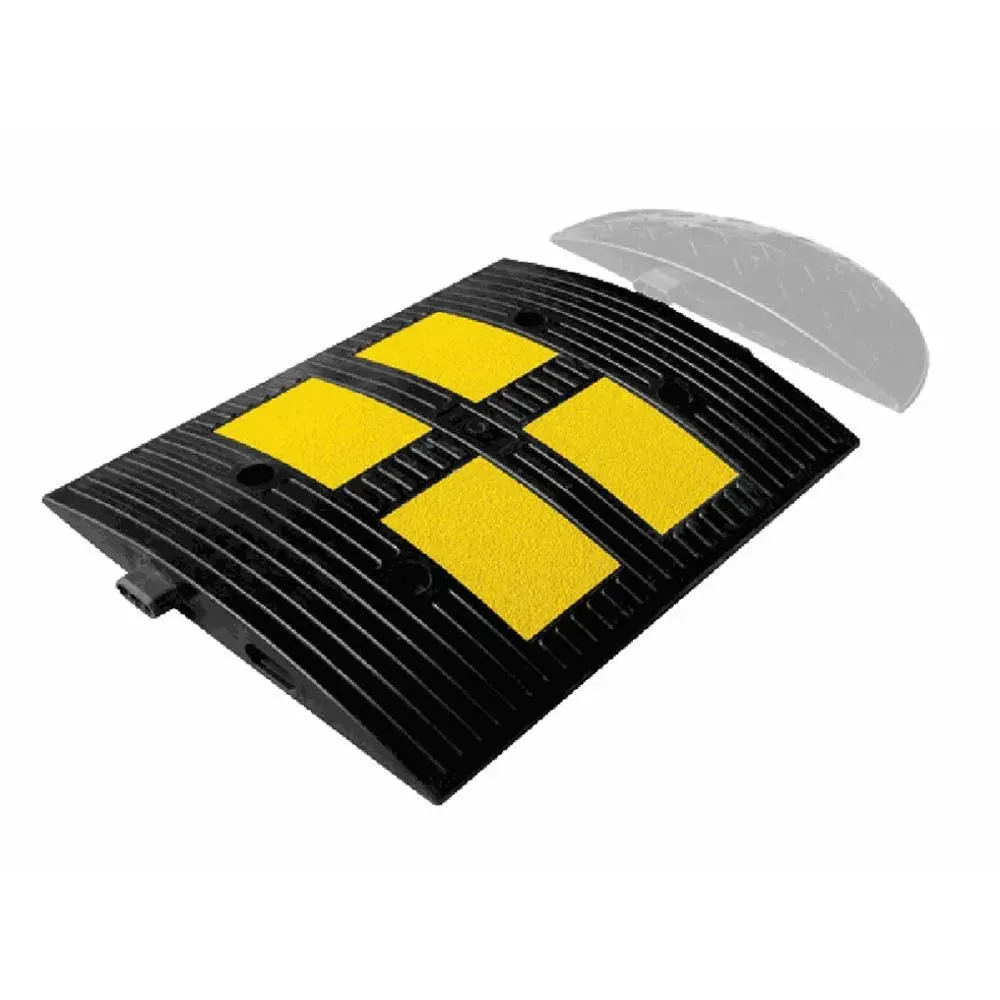 LIMITATOR DE VITEZA DIN CAUCIUC INALTIME 4CM LIMITARE 30KM, ART.T043 (12110) - imagine 1