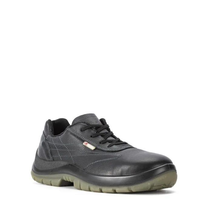 Pantofi de protecție cu bombeu compozit și lamelă metalică, Sixton Capri, ESD FO S3 SRC, culoarea negru