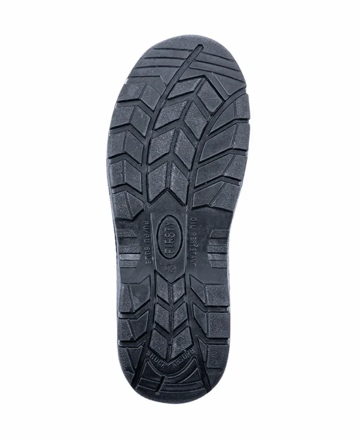 Bocanci de lucru din piele naturală, Ardon FIRSTY O1, marcaj SR FO, culoarea negru