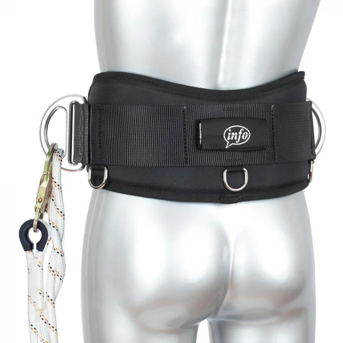 Centură de poziționare, culoarea negru, Vertiqual KOALA PLUS