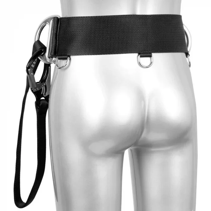 Centură de poziționare, culoarea negru, ignifugă pentru pompieri Vertiqual V15 PLASMA WEB