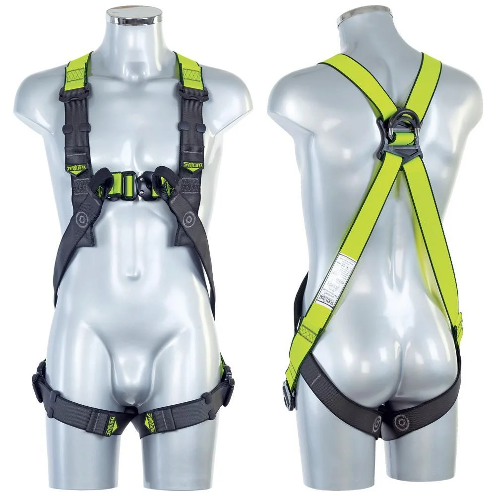 Centura pentru alpinism utilitar, culoarea gri, Vertiqual AUTOMATIC V3 ENTERPRISE