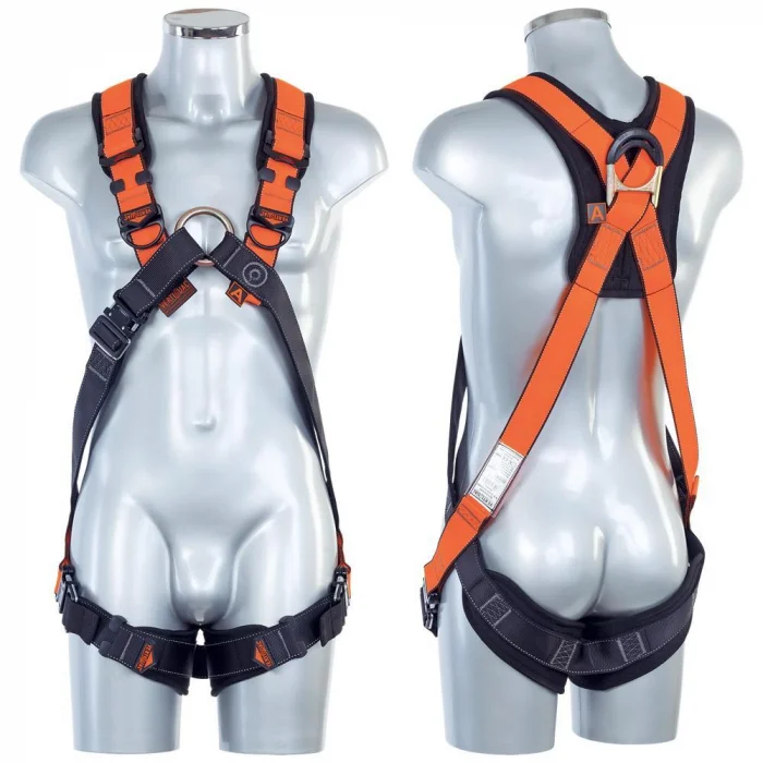 Centura complexa Vertiqual, culoarea portocaliu, POWER&COMFORT V33 ADVENTURE