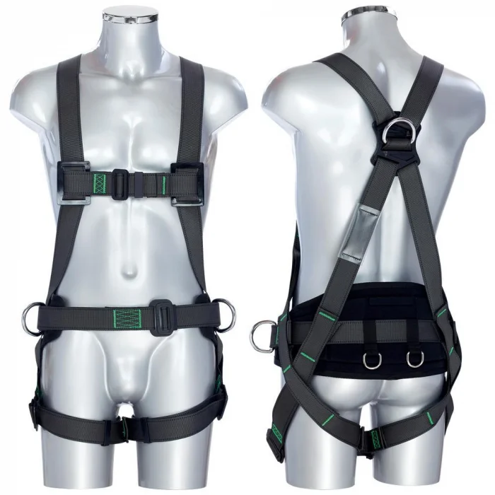 Centura alpinism utilitar Vertiqual CHANTIER C4 DINAMIC, culoarea gri, combinata