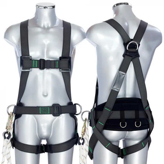 Centura alpinism utilitar Vertiqual CHANTIER C41 DINAMIC PLUS, culoarea gri, combinata