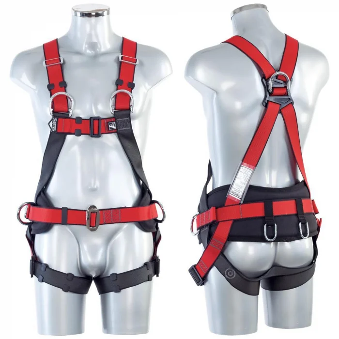 Centura complexa lucru, culoarea roșu, la înălțime Vertiqual CLASSIC V6 ATLANTIS