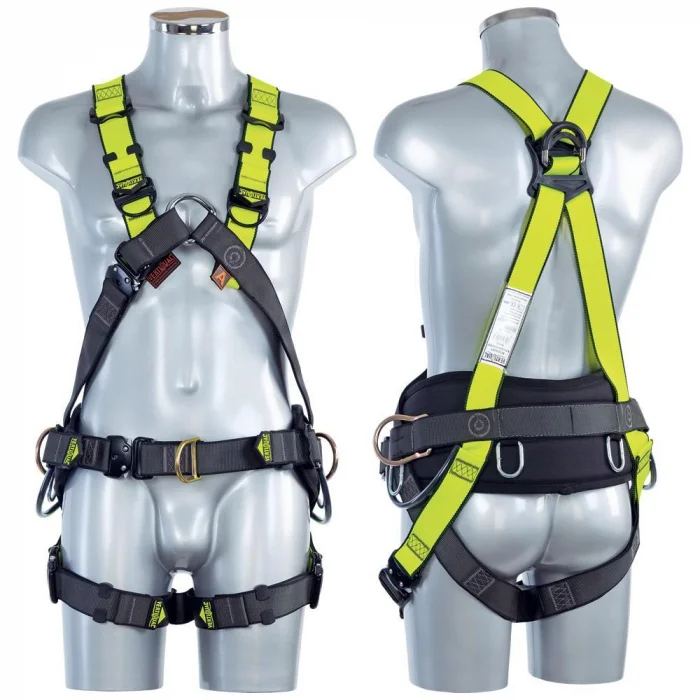 Centura alpinism utilitar, culoarea verde, complexa multifunctionala Vertiqual AUTOMATIC V53 ORBITER