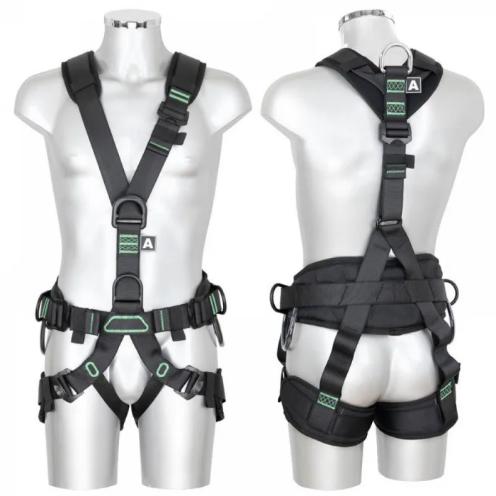 Centura alpinism utilitar multifunctionala, culoarea roșu, Vertiqual CLASSIC V80 REBEL